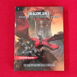 ⚔️ Dragonlance: Shadow of the Dragon Queen  Hardcover Book - D&D Excellent